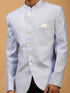 Men's Lavender Silk Blend Woven Jodhpuri
